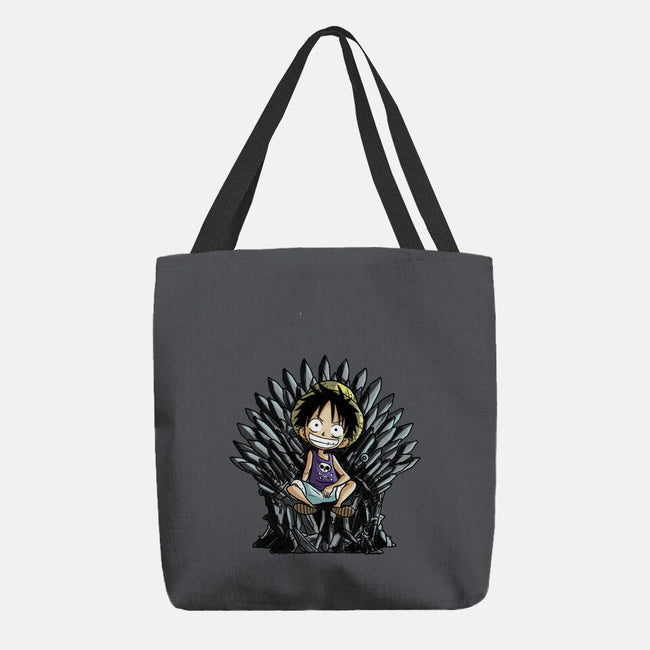King Of Pirates Throne-None-Basic Tote-Bag-fanfabio
