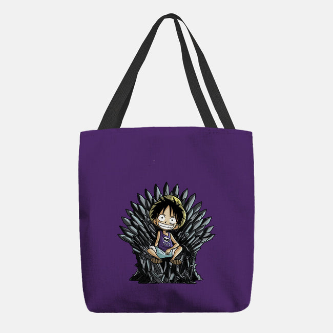 King Of Pirates Throne-None-Basic Tote-Bag-fanfabio