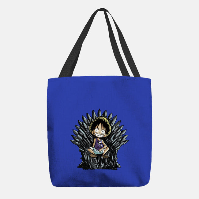 King Of Pirates Throne-None-Basic Tote-Bag-fanfabio
