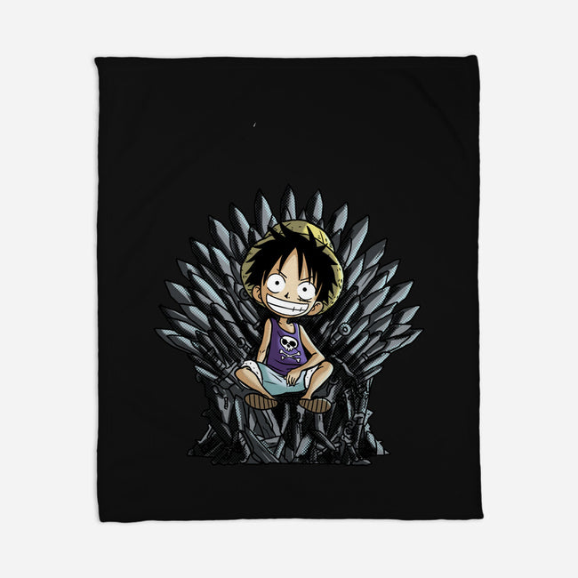 King Of Pirates Throne-None-Fleece-Blanket-fanfabio