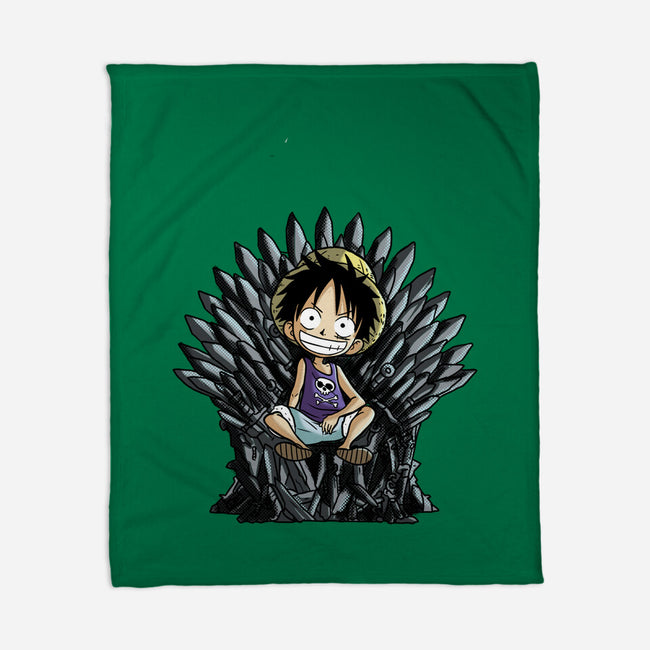 King Of Pirates Throne-None-Fleece-Blanket-fanfabio