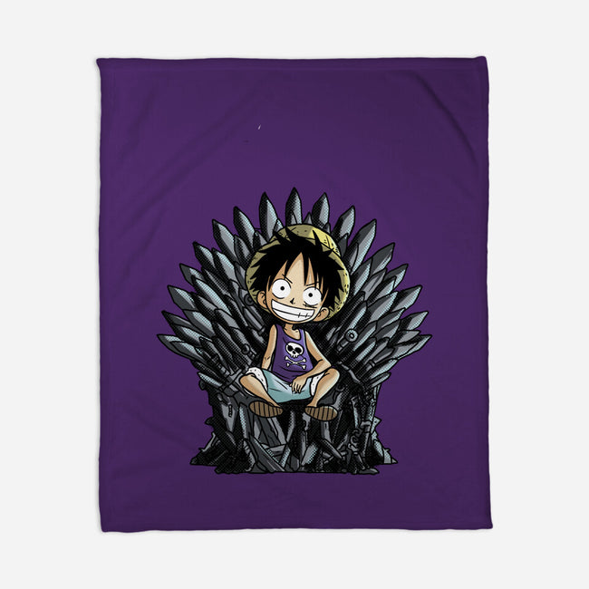 King Of Pirates Throne-None-Fleece-Blanket-fanfabio