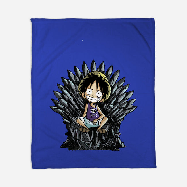 King Of Pirates Throne-None-Fleece-Blanket-fanfabio