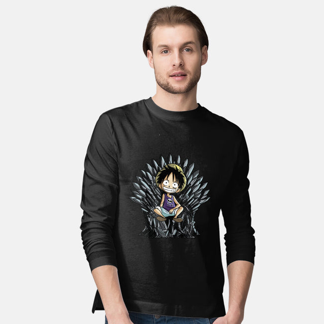 King Of Pirates Throne-Mens-Long Sleeved-Tee-fanfabio