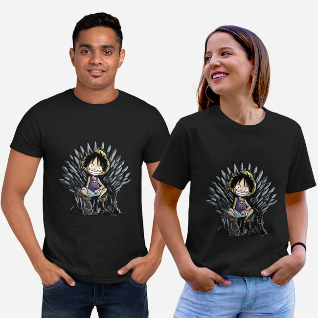 King Of Pirates Throne-Unisex-Basic-Tee-fanfabio