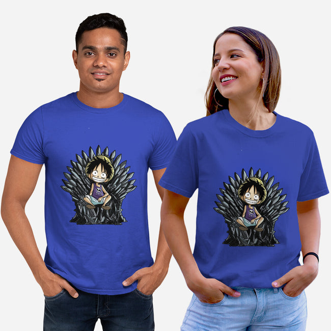 King Of Pirates Throne-Unisex-Basic-Tee-fanfabio