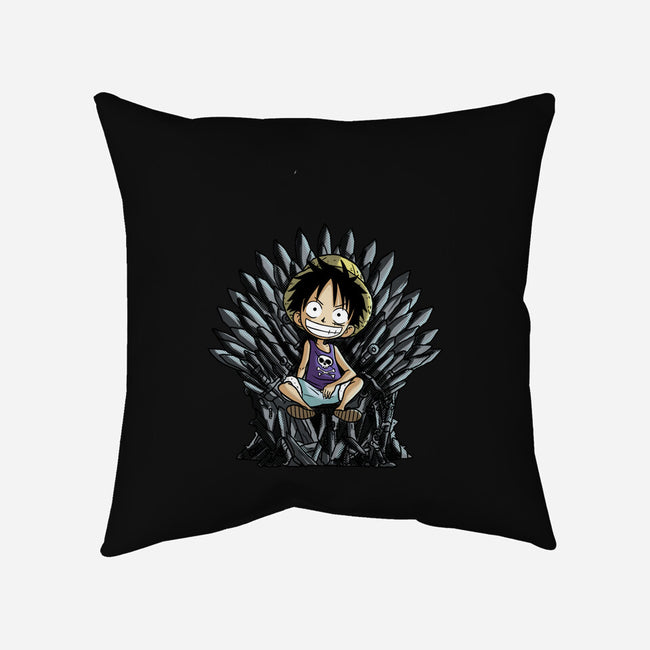 King Of Pirates Throne-None-Removable Cover w Insert-Throw Pillow-fanfabio