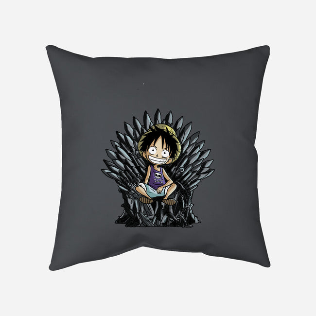 King Of Pirates Throne-None-Removable Cover w Insert-Throw Pillow-fanfabio
