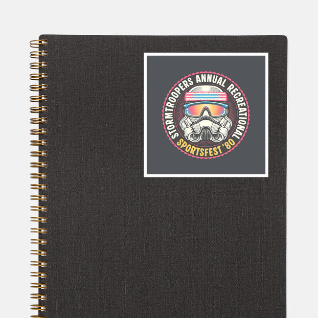 Troopers Sportsfest-None-Glossy-Sticker-glitchygorilla