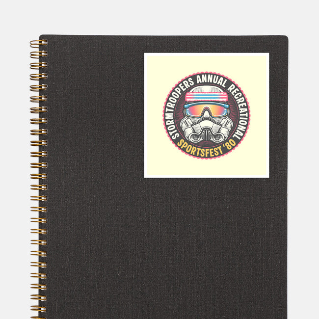 Troopers Sportsfest-None-Glossy-Sticker-glitchygorilla