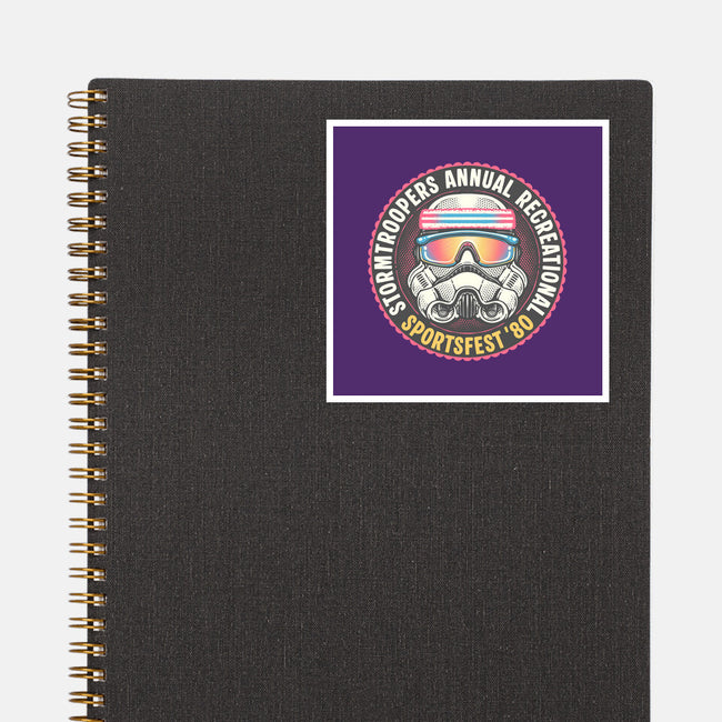 Troopers Sportsfest-None-Glossy-Sticker-glitchygorilla