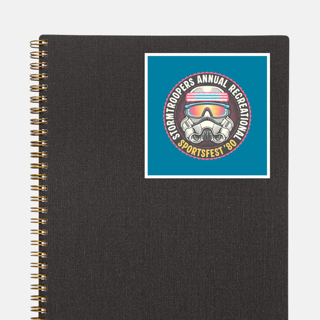 Troopers Sportsfest-None-Glossy-Sticker-glitchygorilla