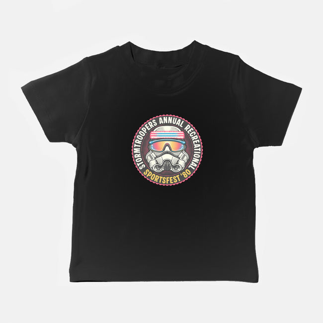 Troopers Sportsfest-Baby-Basic-Tee-glitchygorilla