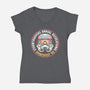 Troopers Sportsfest-Womens-V-Neck-Tee-glitchygorilla