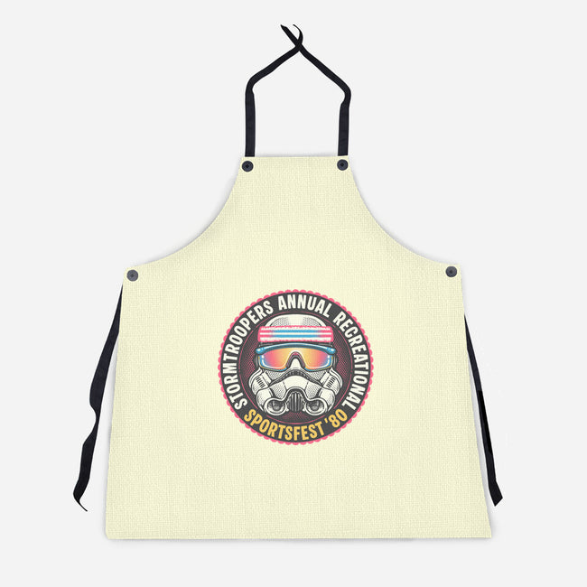 Troopers Sportsfest-Unisex-Kitchen-Apron-glitchygorilla