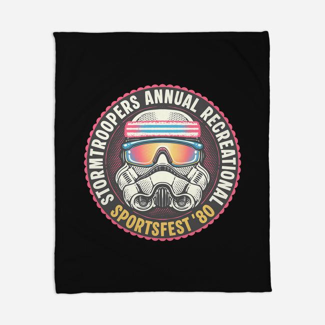 Troopers Sportsfest-None-Fleece-Blanket-glitchygorilla