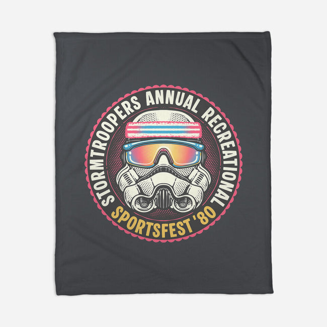 Troopers Sportsfest-None-Fleece-Blanket-glitchygorilla