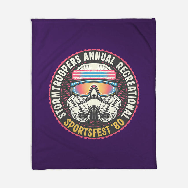 Troopers Sportsfest-None-Fleece-Blanket-glitchygorilla