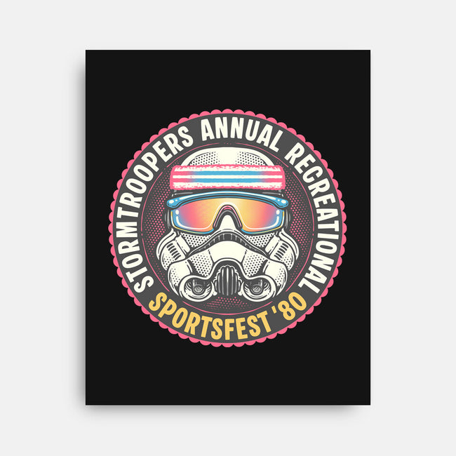 Troopers Sportsfest-None-Stretched-Canvas-glitchygorilla