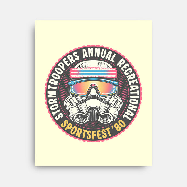 Troopers Sportsfest-None-Stretched-Canvas-glitchygorilla