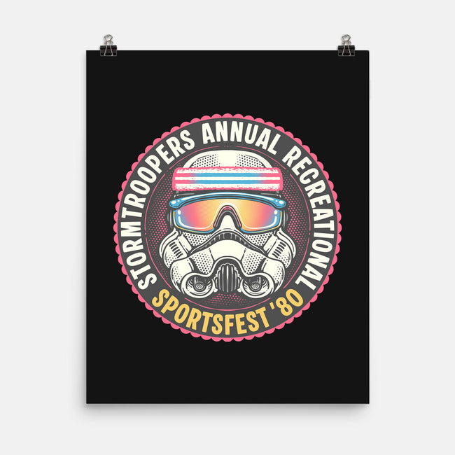 Troopers Sportsfest-None-Matte-Poster-glitchygorilla