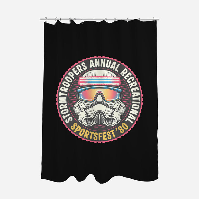 Troopers Sportsfest-None-Polyester-Shower Curtain-glitchygorilla