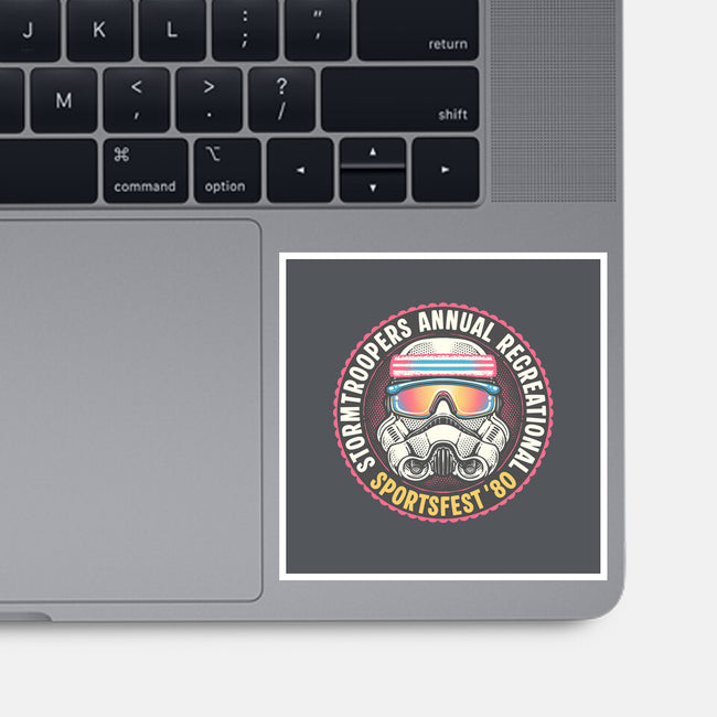 Troopers Sportsfest-None-Glossy-Sticker-glitchygorilla