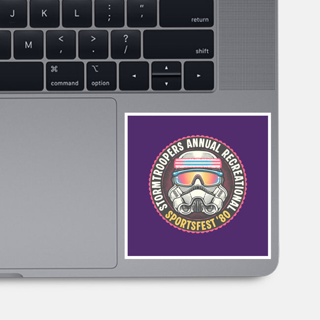 Troopers Sportsfest-None-Glossy-Sticker-glitchygorilla
