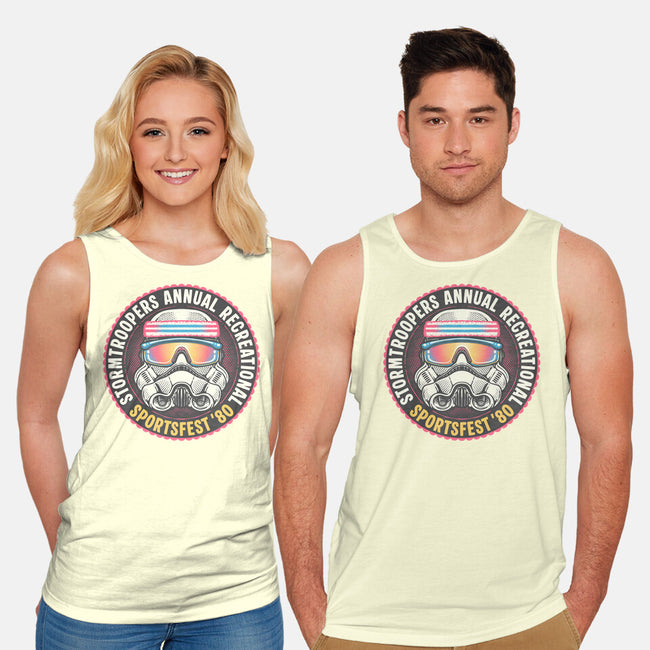 Troopers Sportsfest-Unisex-Basic-Tank-glitchygorilla