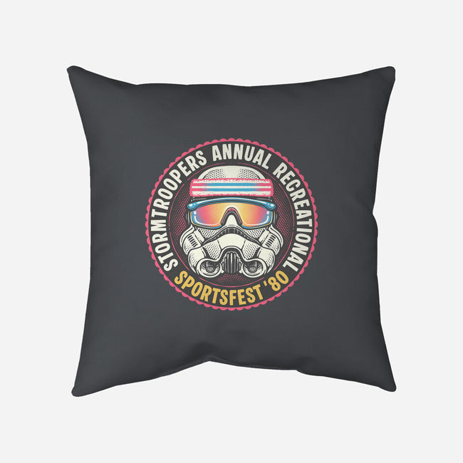Troopers Sportsfest-None-Removable Cover w Insert-Throw Pillow-glitchygorilla