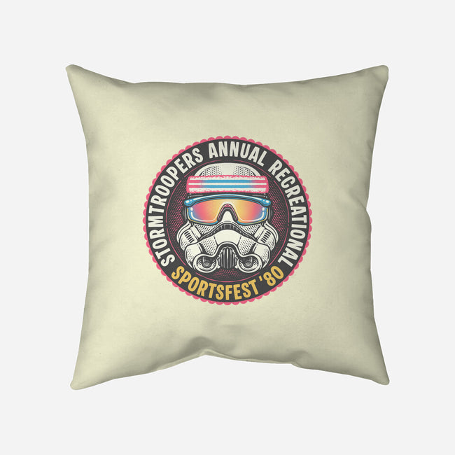 Troopers Sportsfest-None-Removable Cover w Insert-Throw Pillow-glitchygorilla
