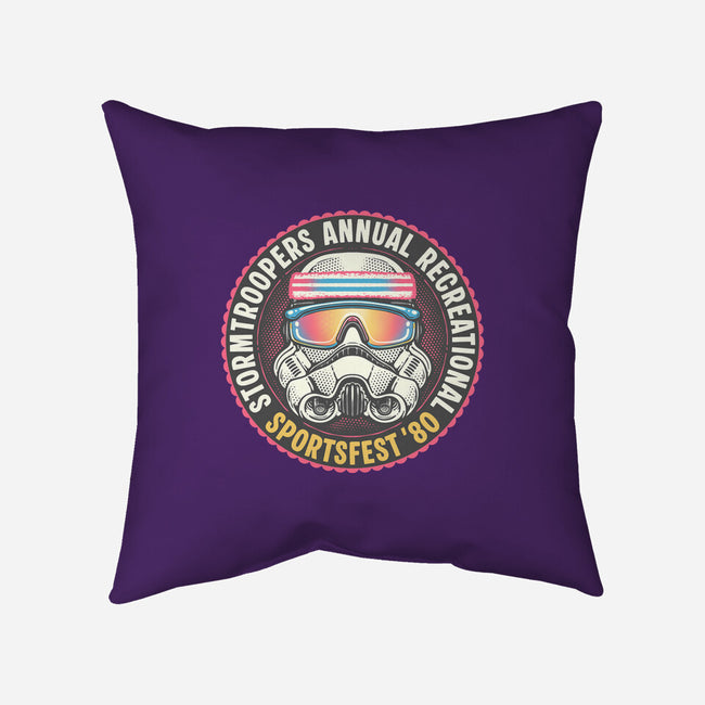 Troopers Sportsfest-None-Removable Cover w Insert-Throw Pillow-glitchygorilla