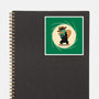 The Spy With The Golden Tail-None-Glossy-Sticker-glitchygorilla