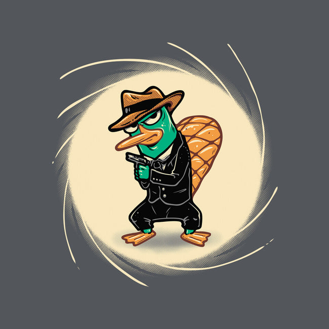 The Spy With The Golden Tail-Mens-Basic-Tee-glitchygorilla