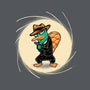 The Spy With The Golden Tail-Mens-Basic-Tee-glitchygorilla