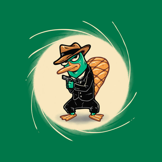 The Spy With The Golden Tail-Womens-Fitted-Tee-glitchygorilla