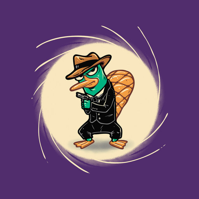 The Spy With The Golden Tail-Womens-Fitted-Tee-glitchygorilla