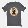The Spy With The Golden Tail-Mens-Basic-Tee-glitchygorilla