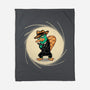 The Spy With The Golden Tail-None-Fleece-Blanket-glitchygorilla