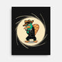The Spy With The Golden Tail-None-Stretched-Canvas-glitchygorilla