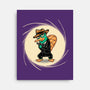 The Spy With The Golden Tail-None-Stretched-Canvas-glitchygorilla