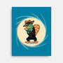 The Spy With The Golden Tail-None-Stretched-Canvas-glitchygorilla