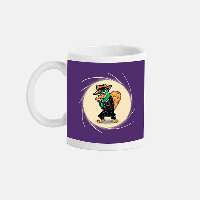The Spy With The Golden Tail-None-Mug-Drinkware-glitchygorilla