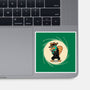 The Spy With The Golden Tail-None-Glossy-Sticker-glitchygorilla