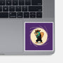 The Spy With The Golden Tail-None-Glossy-Sticker-glitchygorilla
