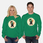 The Spy With The Golden Tail-Unisex-Crew Neck-Sweatshirt-glitchygorilla
