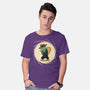 The Spy With The Golden Tail-Mens-Basic-Tee-glitchygorilla