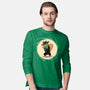 The Spy With The Golden Tail-Mens-Long Sleeved-Tee-glitchygorilla