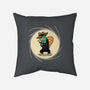 The Spy With The Golden Tail-None-Removable Cover w Insert-Throw Pillow-glitchygorilla