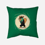 The Spy With The Golden Tail-None-Removable Cover w Insert-Throw Pillow-glitchygorilla
